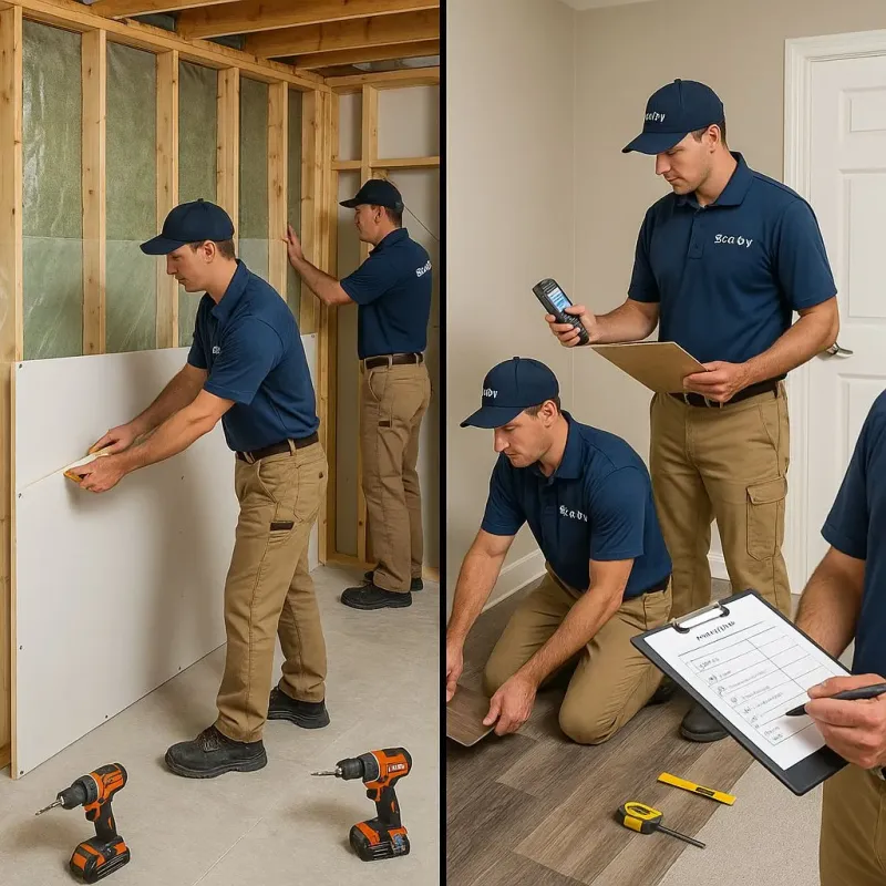 Repairs and Reconstruction process in Glendale, WI